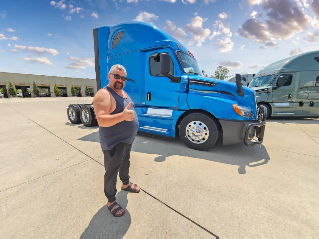 blue 2020 freightliner