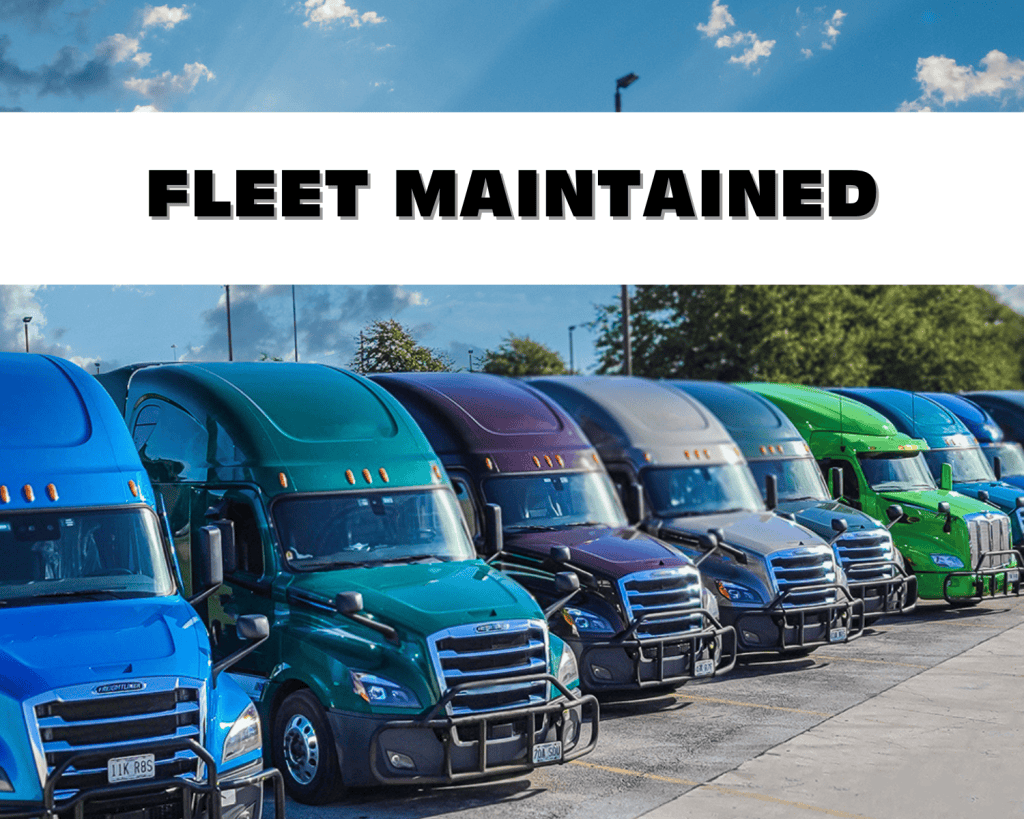 fleet-maintained semi trucks
