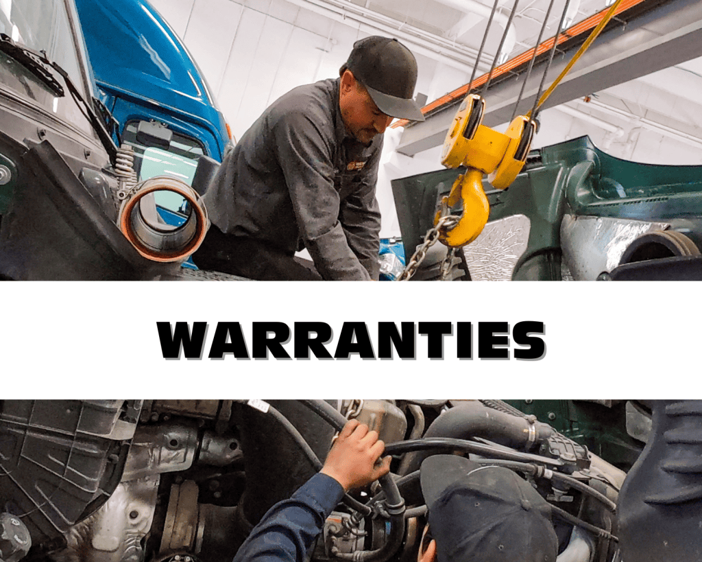 used semi truck warranties