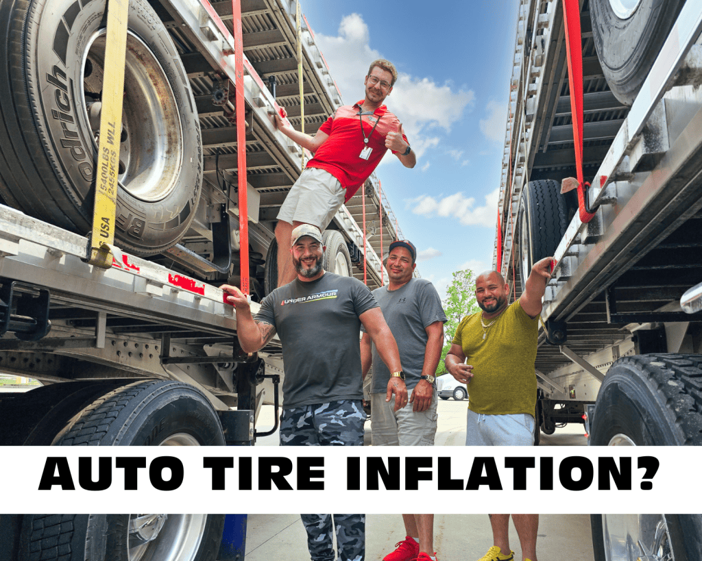 flatbed tire inflation