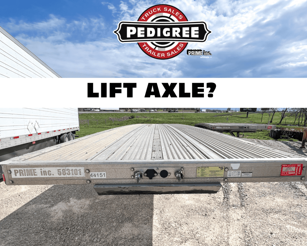 flatbed lift axle