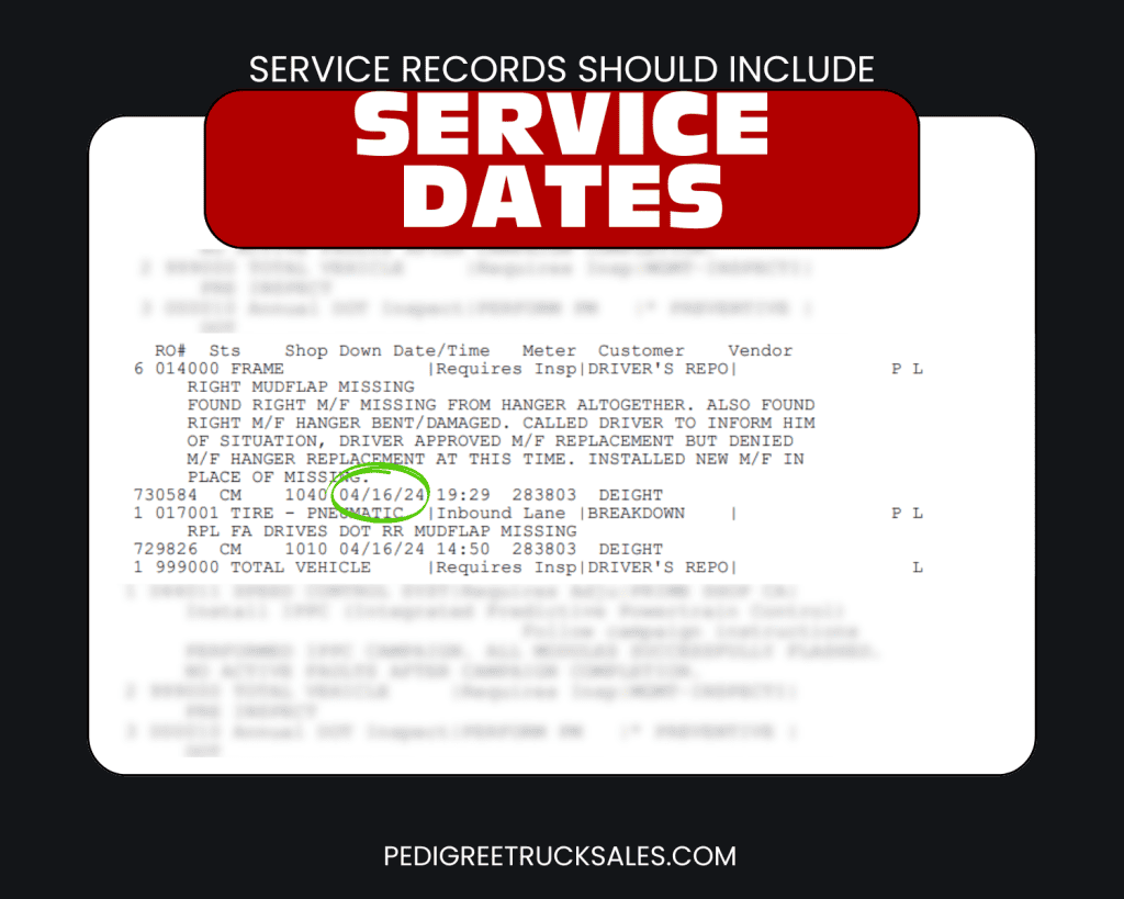 DOT Inspection Reports for Trucks