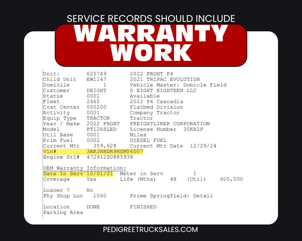 Semi-Truck Maintenance Checklist