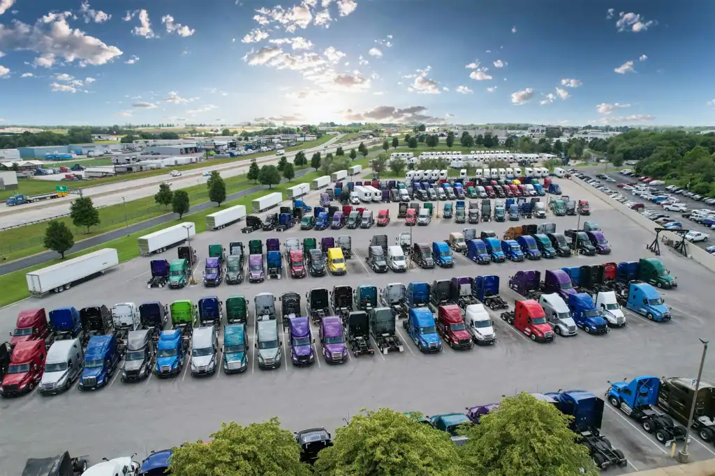 Used Prime Inc fleet semi trucks and trailers sold by Pedigree Truck and Trailer Sales