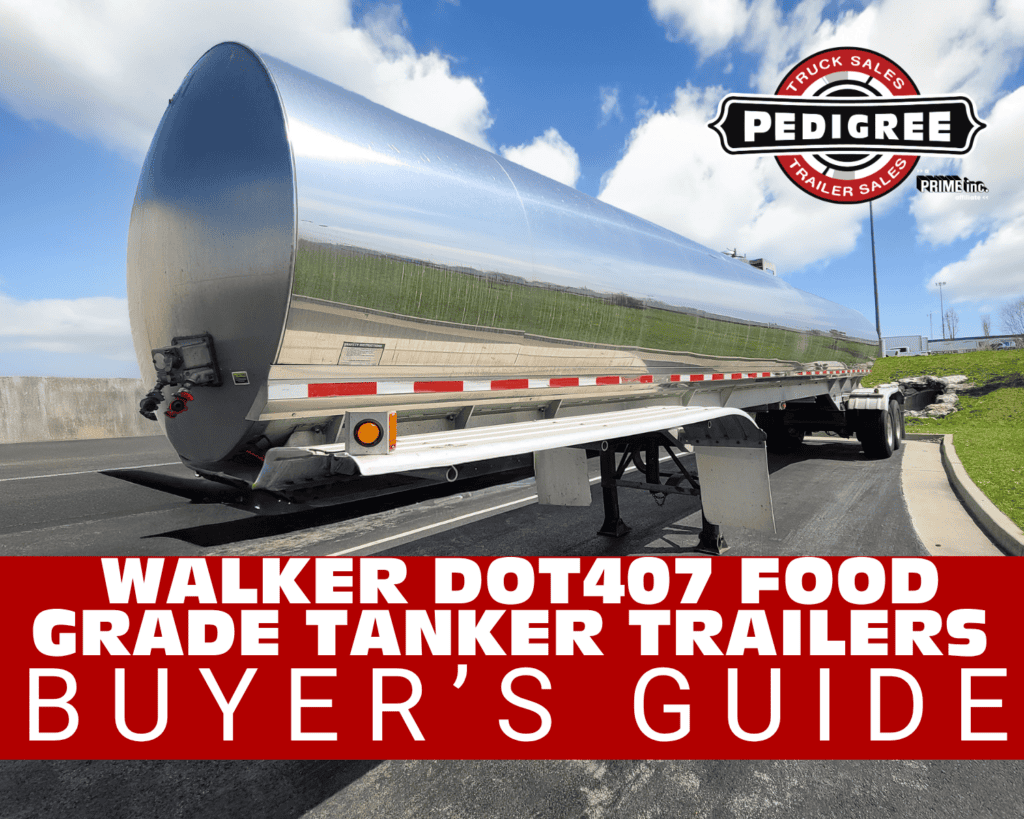 Used Walker DOT407 Food Grade Tanker Trailers for Sale — What You Need to Know