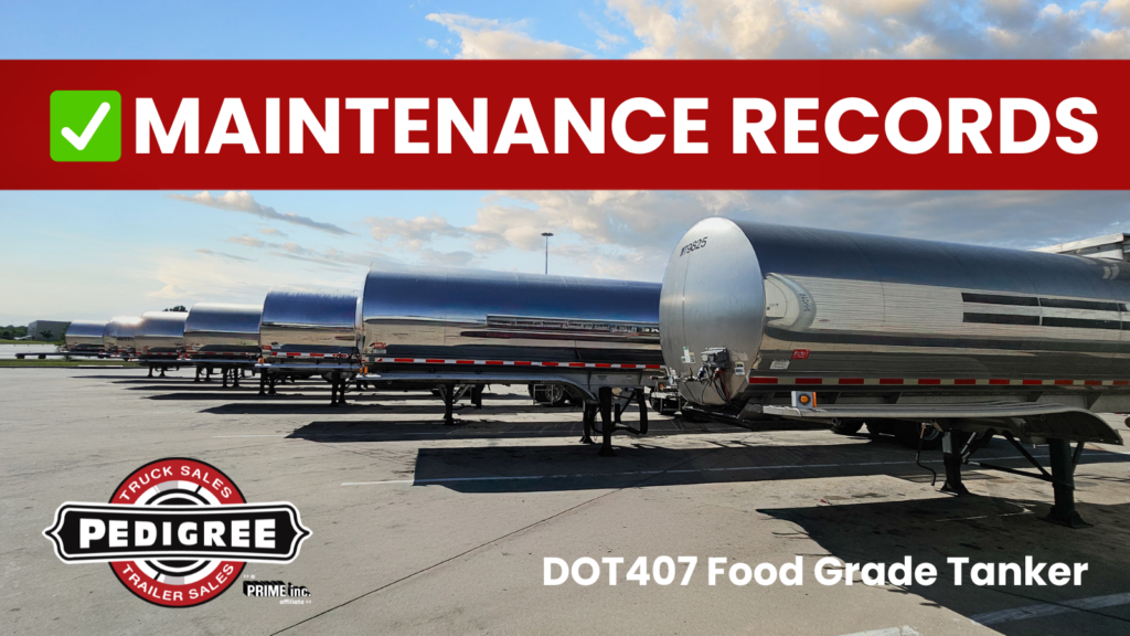 Walker DOT407 tanker trailer for sale