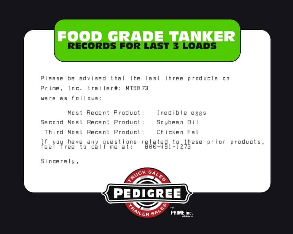rejected tanker load