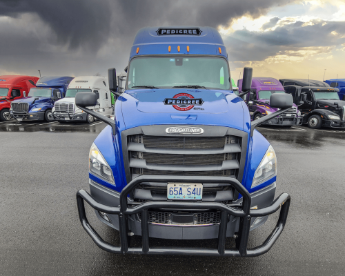 Blue-Freightliner---Pedigree-Truck-and-Trailer-Sales---Used-Semi-Trucks