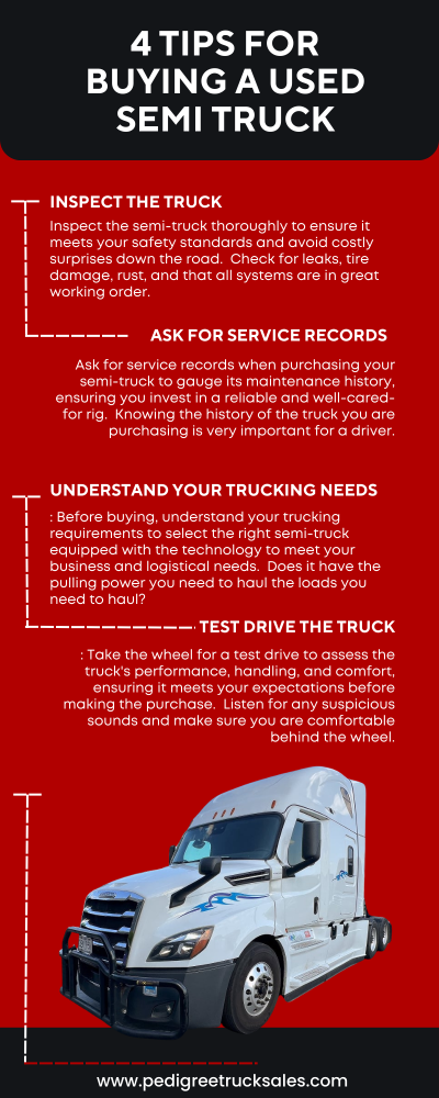 tips for buying a used semi